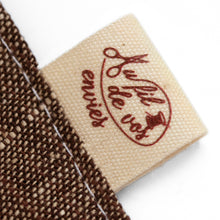 Charger l'image dans la galerie, 20mm Etiquettes en coton de écru personnalisé à coudre deluxe haute qualité 100 pièces