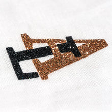 Load image into Gallery viewer, Initials logo or monogram for the Bridal shower, an interlocking-letter logo for a team T-shirt