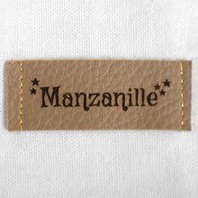 Charger l'image dans la galerie, Étiquettes en faux cuir Khaki