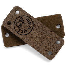 Charger l'image dans la galerie, Étiquettes en suédine