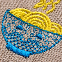 Charger l'image dans la galerie, Motif broderie bol de nouilles ramen, Fichier conception de broderie Ramen, Fichier conception machine à broder Nouilles ramen asiatiques