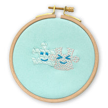 Charger l'image dans la galerie, Motif broderie puzzle deux pieces, Fichier conception de broderie puzzle, Fichier conception machine à broder puzzle, Mignon puzzle design