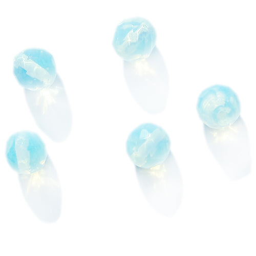 faceted round 4mm translucent opal
