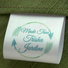 Charger l'image dans la galerie, 30mm Etiquettes en satin blanc personnalisé à coudre expédié en 24h