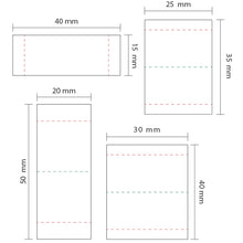 Afbeelding in Gallery-weergave laden, Gepersonaliseerde suede look labels in bruin of grijs 50st