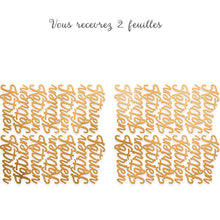 Charger l'image dans la galerie, décalque de partie de mariage, décalque en verre de vin, décalque personnalisé de nom