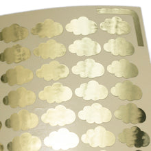 Charger l'image dans la galerie, Stickers Nuages Dorés, cartes d'invitation bricolage