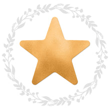 Charger l'image dans la galerie, 20 mm Étoile autocollants dorées brillants