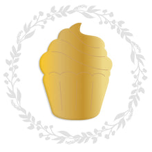 Charger l'image dans la galerie, Autocollants en feuille d'or en forme de cupcake