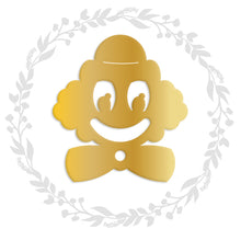 Charger l'image dans la galerie, Autocollants dorée métallique de CLOWN, stickers pour planner / journal / autocollants de fermeture