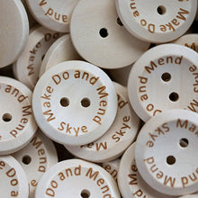 Charger l'image dans la galerie, 20mm Bouton en bois Personnalisable