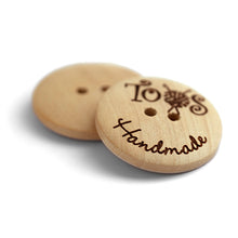 Charger l'image dans la galerie, Bouton en bois avec logo,