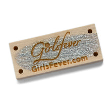 Load image into Gallery viewer, Custom wood tags personalized for Sewing, Knitting or Crochet Projects 50 pcs Set
