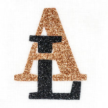 Load image into Gallery viewer, Initials logo or monogram for the Bridal shower, an interlocking-letter logo for a team T-shirt

