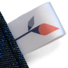 Load image into Gallery viewer, 20mm Personalized white satin textile clothing labels 50 pcs
