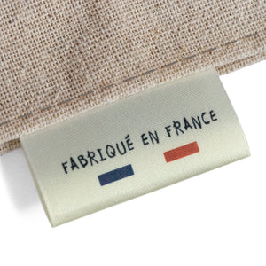 40mm Personalized BEIGE satin textile clothing labels 50 pcs