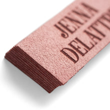 Charger l'image dans la galerie, Étiquettes en daim rose
