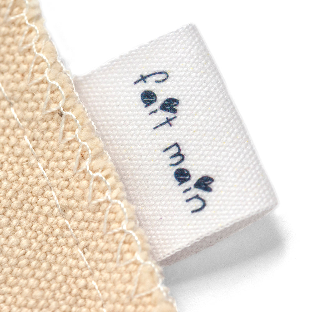 20mm Etiquettes en coton personnalisé à coudre deluxe haute qualité 100 pièces