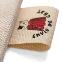 Load image into Gallery viewer, 25mm Personalized fine cotton textile clothing labels 50 pcs
