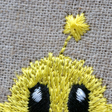 Load image into Gallery viewer, Little duckling machine embroidery file, Small baby duck embroidery design, tiny duck embroidery design
