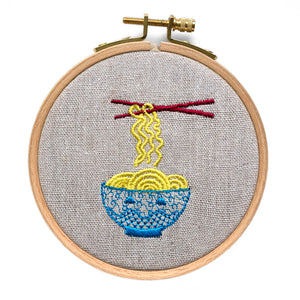 Ramen noodle machine embroidery file, Instant Noodle embroidery design for tshirt, Kawaii Ramen Bowl embroidery machine file, Asian noodle