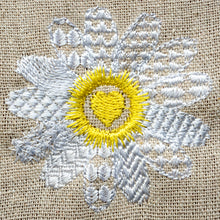 Afbeelding in Gallery-weergave laden, Motif broderie marguerite, Conception de broderie marguerite en dentelle, Fichier conception machine à broder marguerite

