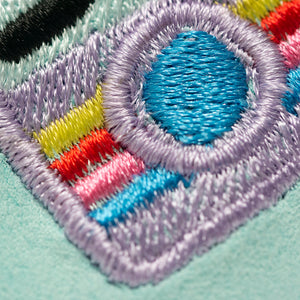 Motif broderie Appareil photo instantané, Fichier conception de Polaroid, Fichier conception machine à broder caméra