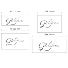 Load image into Gallery viewer, Personalized faux leather labels with precut holes in brown, red or grey 50 pcs
