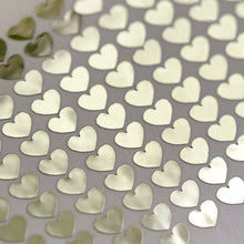 Load image into Gallery viewer, Stickers autocollants Coeur doré 5,5 mm
