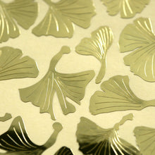 Afbeelding in Gallery-weergave laden, ginkgo bladeren metallic goud stickers
