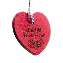 Charger l&#39;image dans la galerie, houten hartjes hangers voor valentijnsdag
