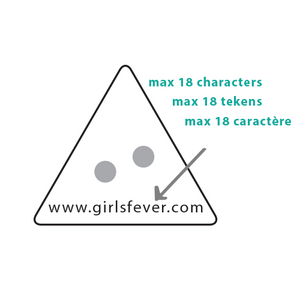 Personalized triangle coconut buttons tags for knitwear or coats 50 pcs / 100 pcs
