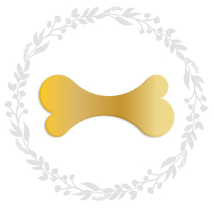 Dog bone gold foil stickers, teacher reward stickers, planner sticker, closure stickers, journal stickers, envelope seal stickers